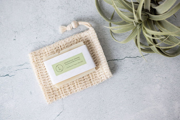 2 x Natural Handmade Soap Bars - Eucalyptus essential oil soap bar | Lizush