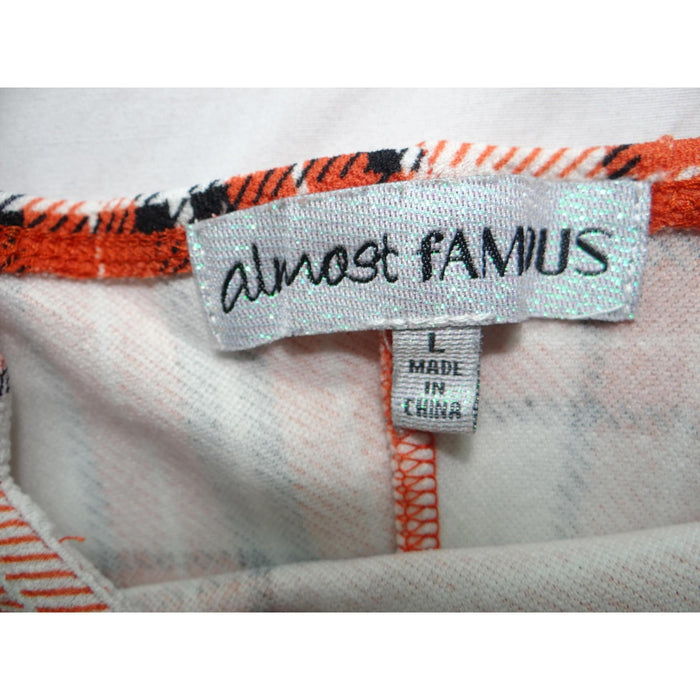 Almost Famous Women's Plaid Dress Spaghetti Strap2