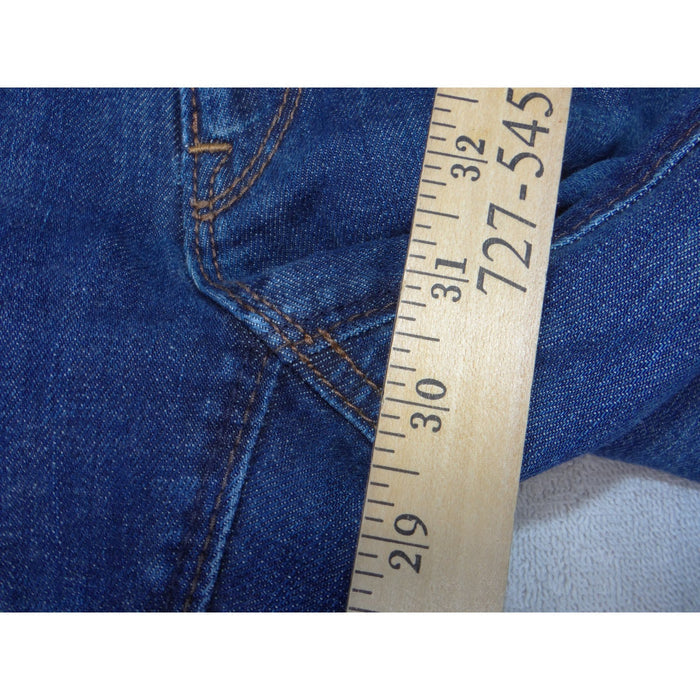 Ann Taylor Loft Modern Boot Blue Denim Jeans Medium Wash Size 6 Stretch 39355