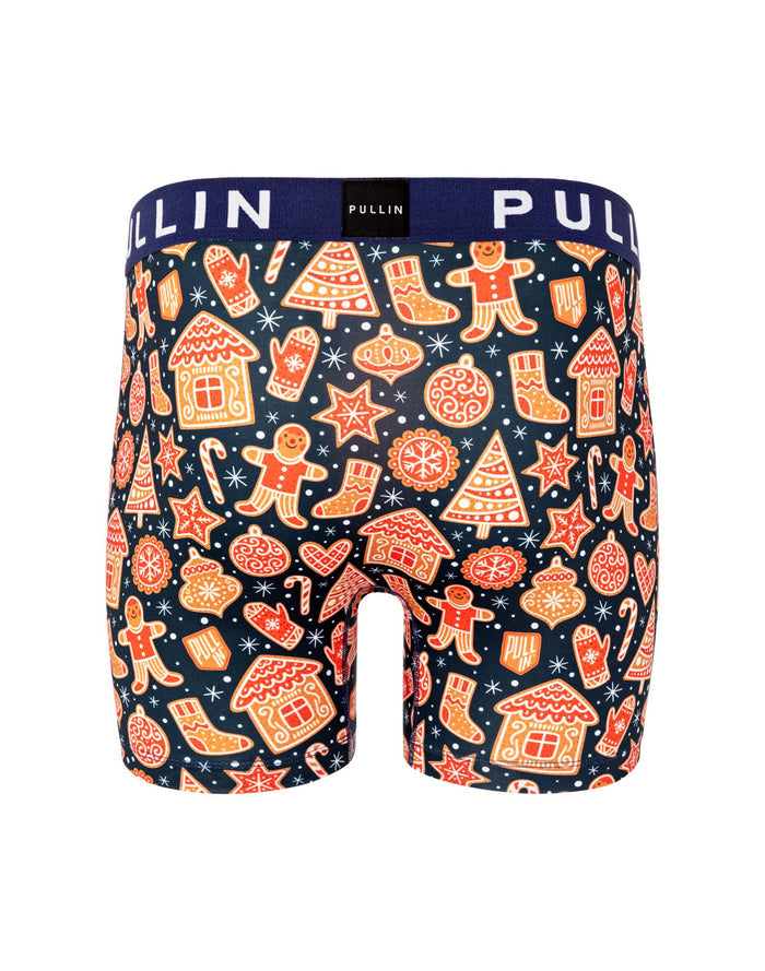 boxer homme imprimé boxer long petitbiscuit PULLIN en lycra