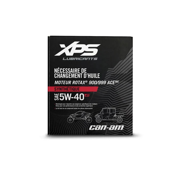 Can-Am XPS 4T 5W-40 Full Synthetic Oil Change Kit for Rotax 900/999 ACE engine*
