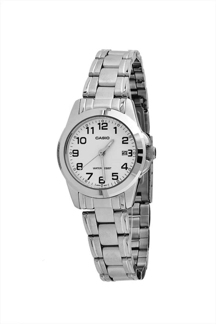 Casio LTP-1215A-7B2DF Silver Stainless Steel Strap Watch for Women-Watch Portal Philippines