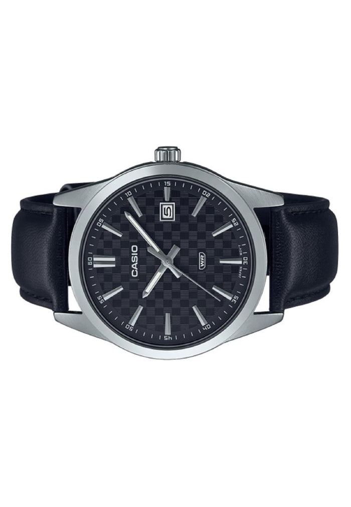 Casio MTP-VD03L-1A Analog Leather Strap Watch For Men-Watch Portal Philippines