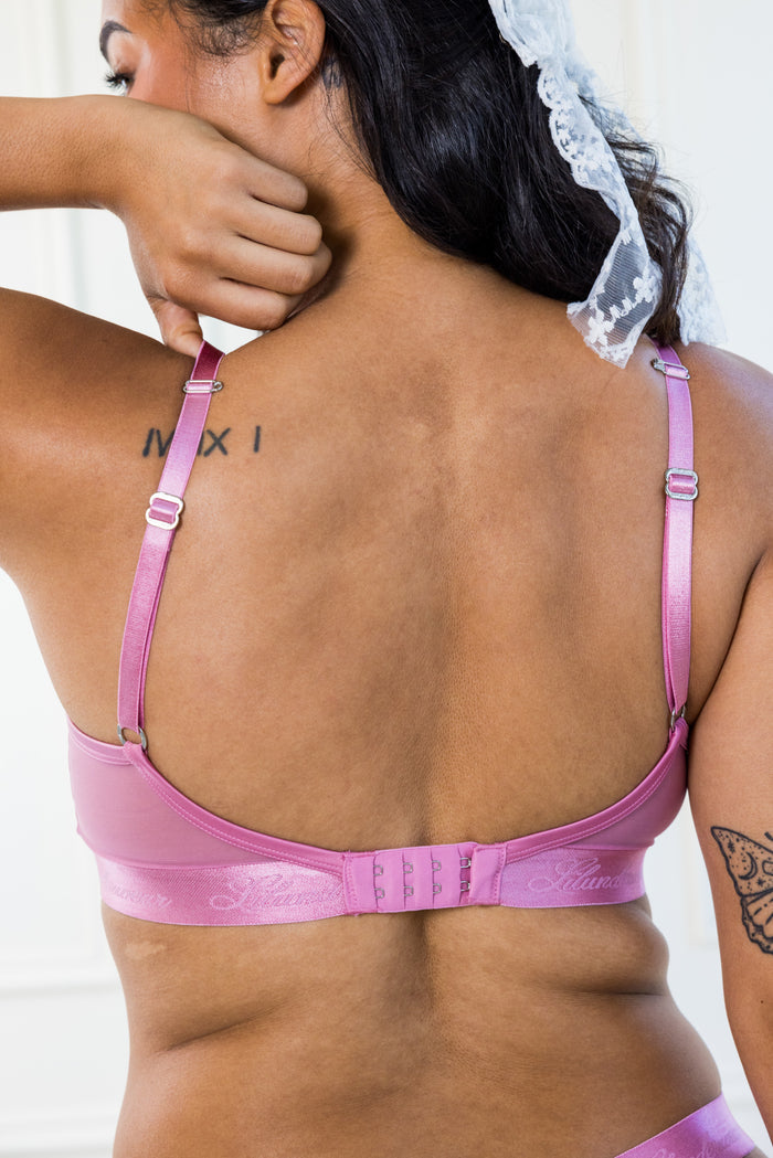 LILUNDERWEAR Casual balconnet Vieux-rose 2.0 - balconnet vue ensemble