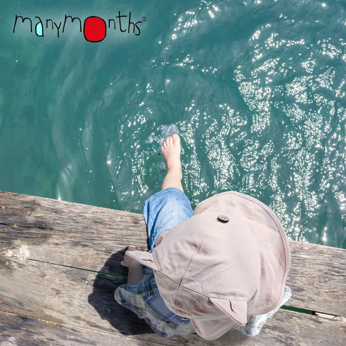 Chapeau évolutif ManyMonths avec oreilles de chat – Rock Grey