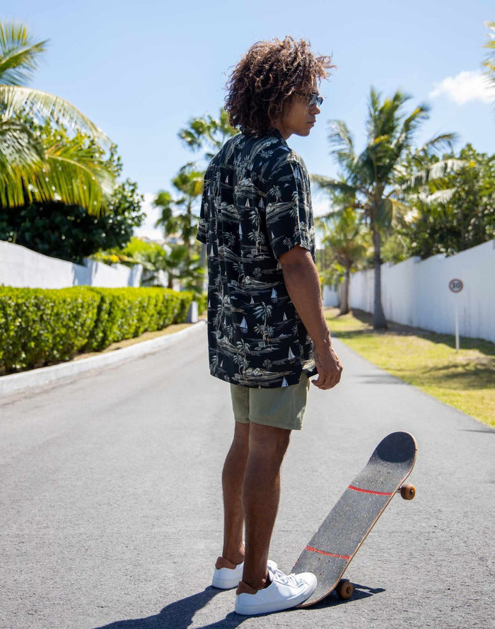 chemise mixte homme stlucia PULLIN en coton