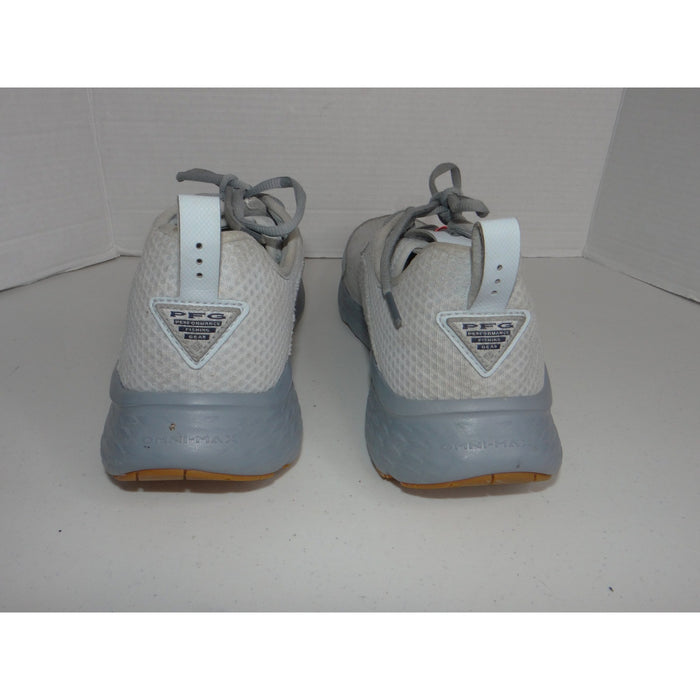 Columbia PFG Omni Max Mens Technical Fishing Shoes Grey Blue Low Top Sneakers7