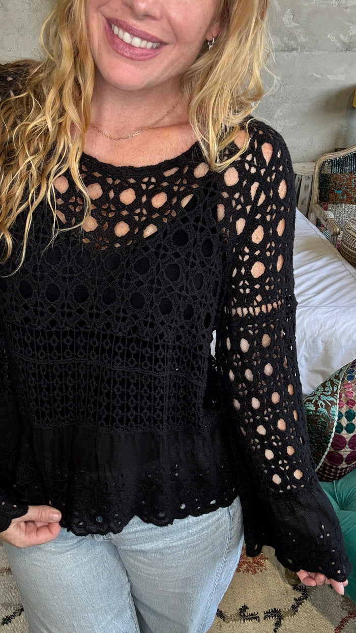 Crafted in Crochet Sweater