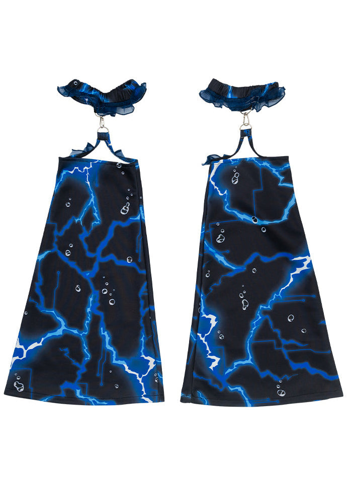 ACDC Rag Cyber Octopus Black Leg Warmer — back view
