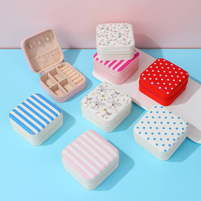 DESIGNED JEWELRY ORGANIZER TRAVEL BOX CASE