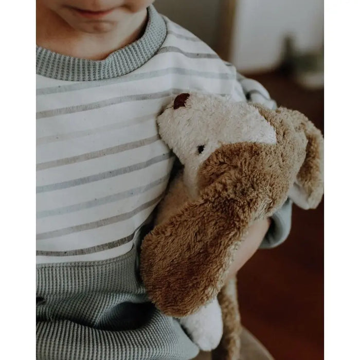 Doudou chien en coton bio et laine Senger Naturwelt