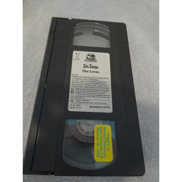 Dr. Seuss The Lorax VHS 1989 Playhouse Video Vintage Animated Movie Hi Fi4