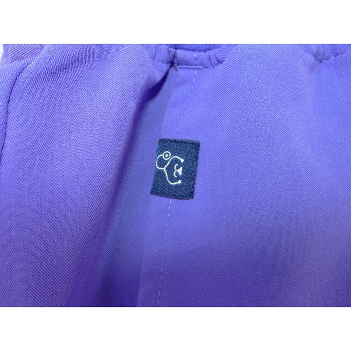 Dr. Woof Purple Jogger Scrub Pants Mens Large Medical Nursing Cargo Stretch 34177