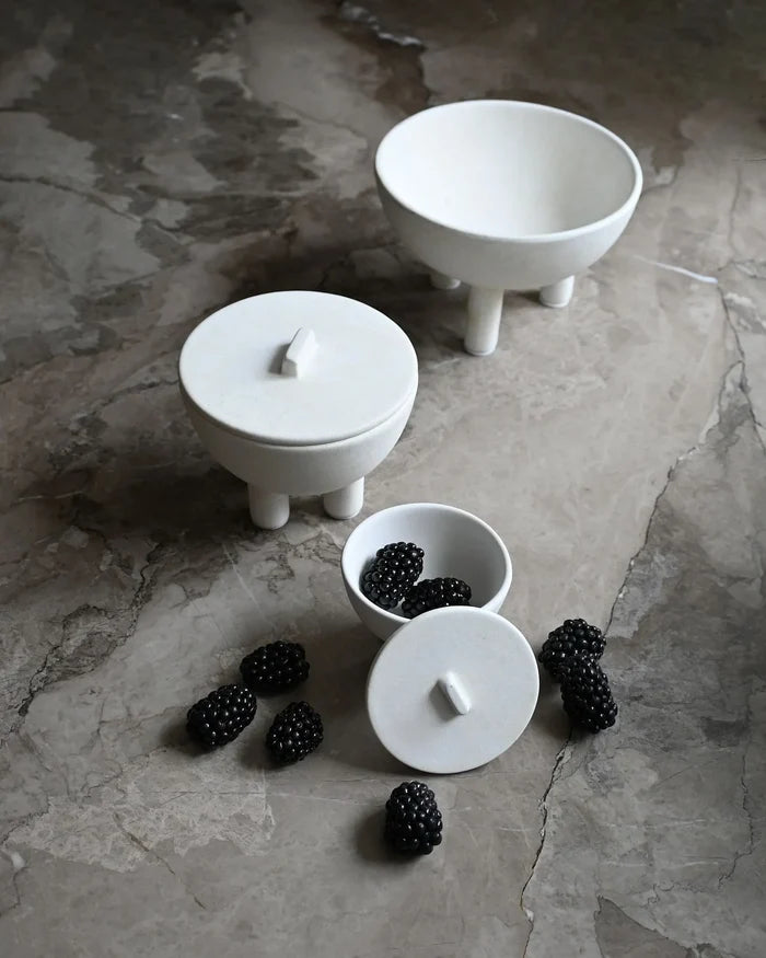 DUCK BOWL, BIG - BONE WHITE