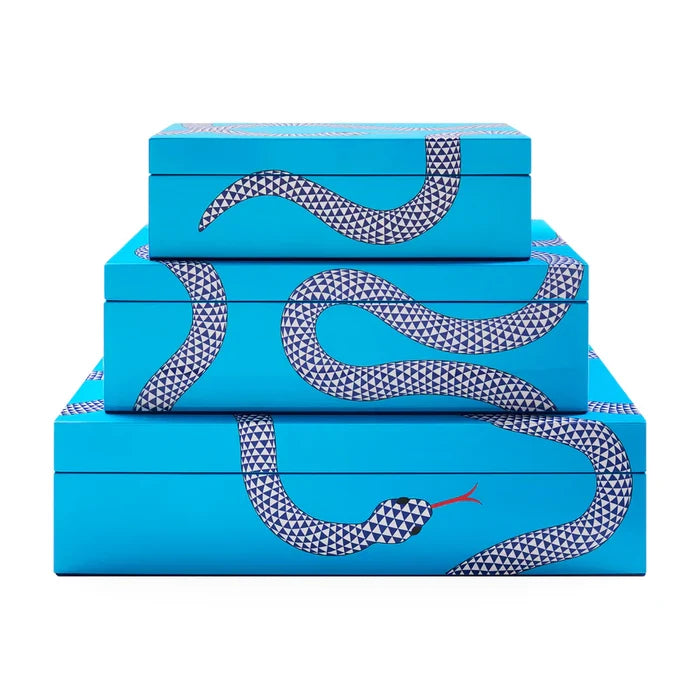 EDEN LACQUER BOX BLUE SMALL