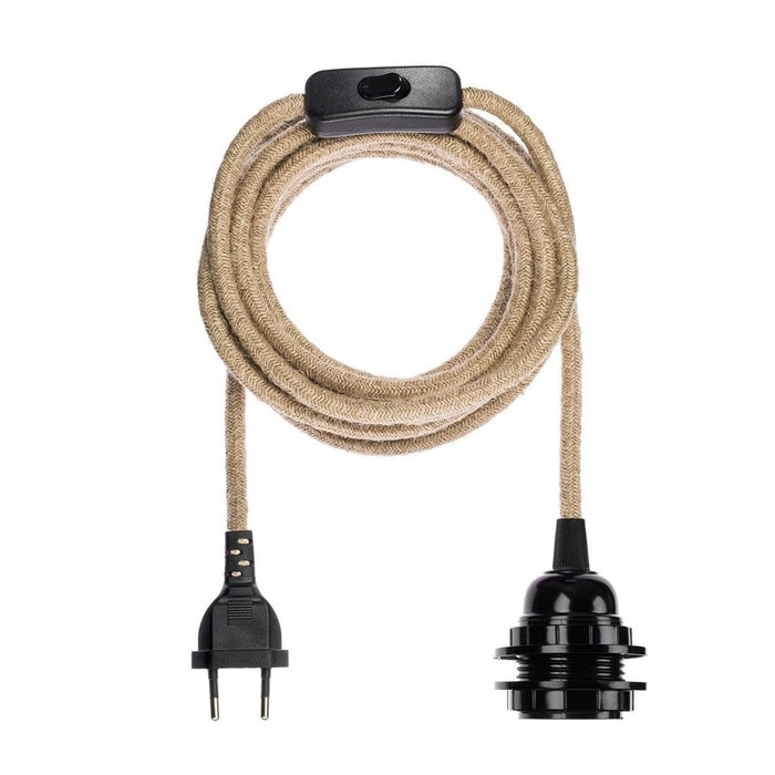 FITTING LAMPS - NATURAL BLACK (PLUG)