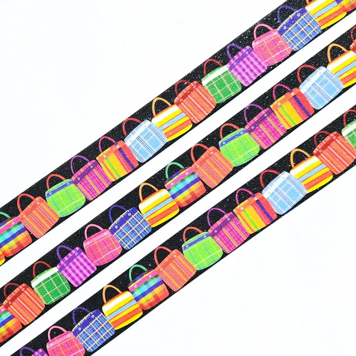 Glitter Bolsitas De Mercado Washi Tape