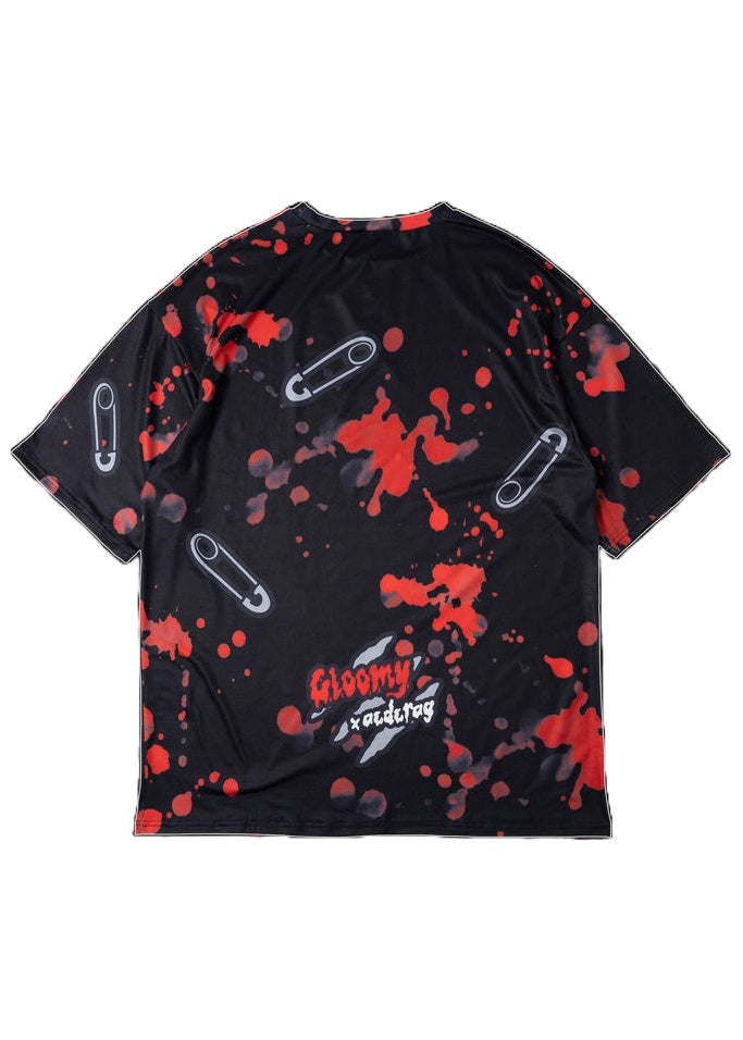 ACDC Rag Gloomy Bear Dark Gloomy Oversized Tee — back view