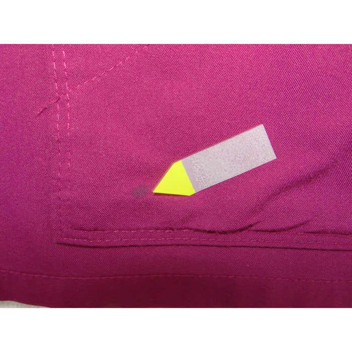Greys Anatomy Signature by Barco Magenta V Neck Scrub Top Womens XL 34067