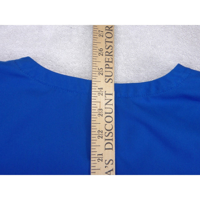 Healing Hands Purple Label Royal Blue V Neck Scrub Top Womens Small4