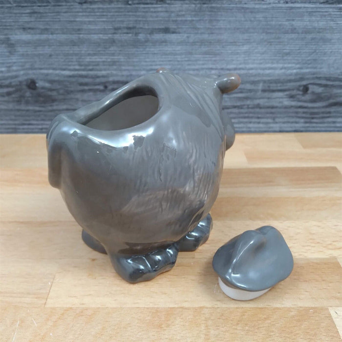 Hippo Sugar Bowl and Creamer Set Decorative by Blue Sky