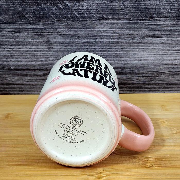 Latina Power Inspirational Mug Ceramic Coffee Tea Cup Pink by Blue Sky