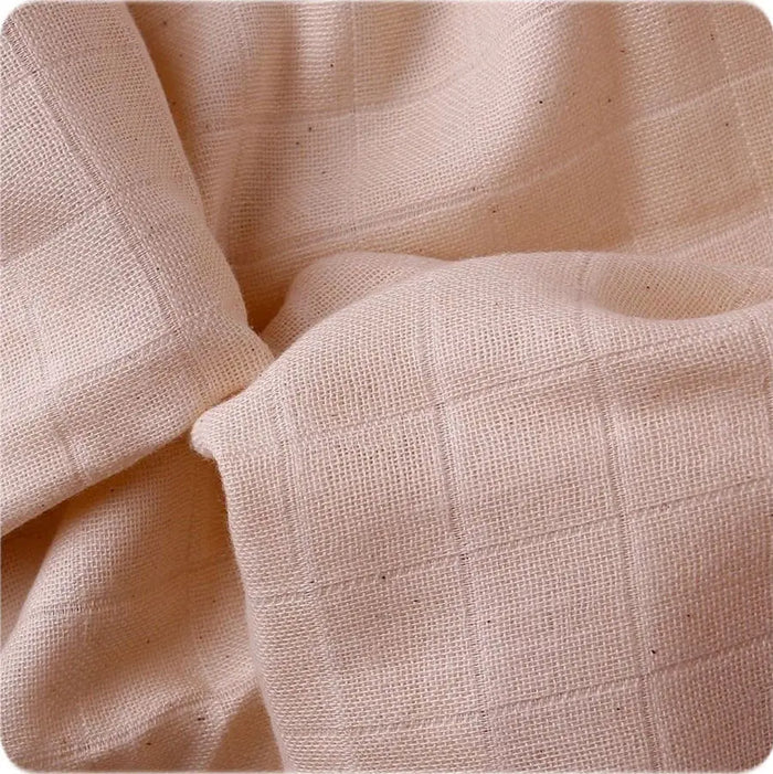 Lot de 5 langes en coton bio naturel XKKO - 80x80cm - Lilinappy