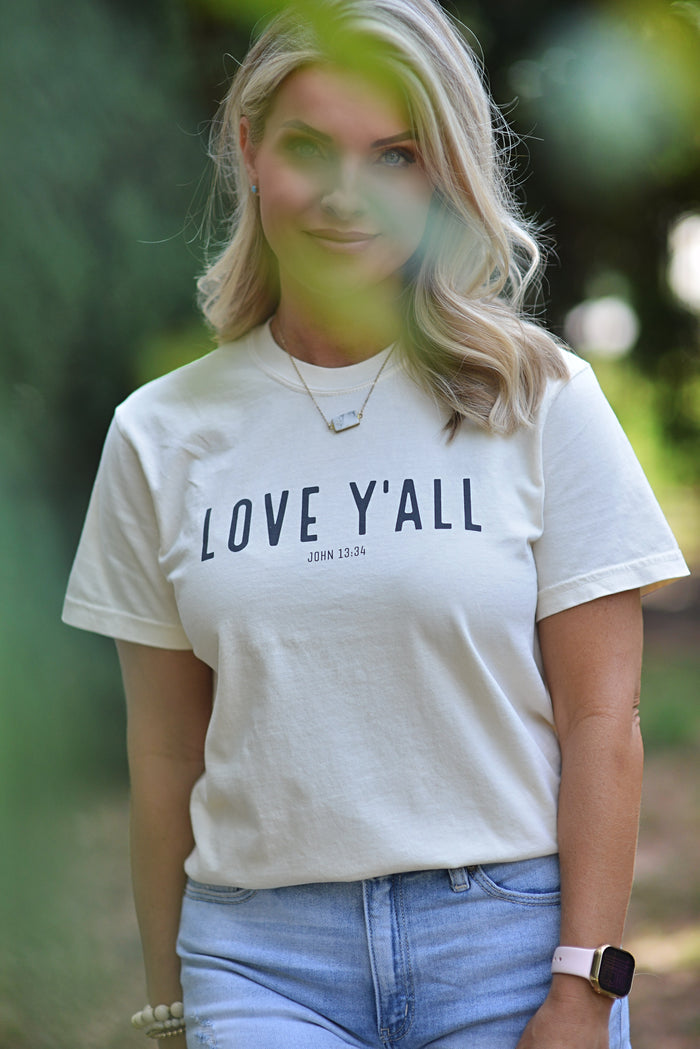 Love Y'all {John 13:34} ~ Comfort Colors