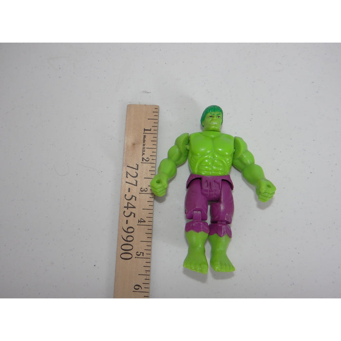 Marvel Comics Incredible Hulk Action Figure Green Purple 1990 Vintage 5 Inch4