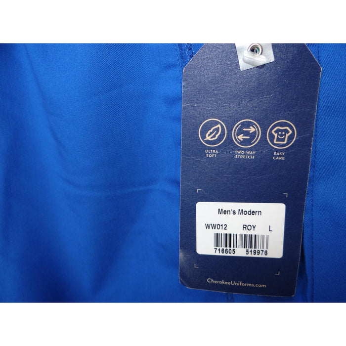 Men's Medical Scrubs Blue Elastic Waist Pants NWT Size Large4