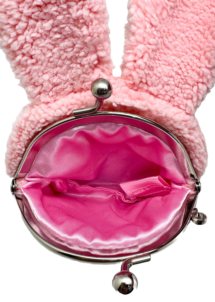 Monchhichi Chimutan Bunny Face Plush Coin Bag