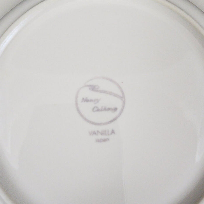 Nancy Calhoun Vanilla White Soup Bowl Ceramic Stoneware Round 8 inch Set of 2