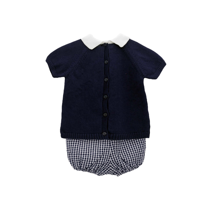 Nautic Seagul Half-Knitted 2-piece set