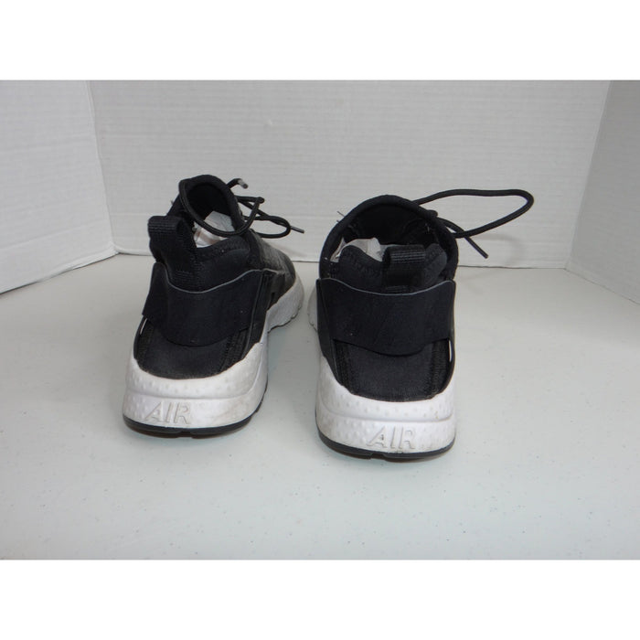 Nike Air Huarache Run Ultra Mens Black White Leather Running Shoes 819685 0016