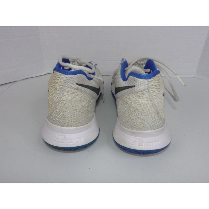 Nike Kyrie 3 White Black Hyper Cobalt Basketball Shoes 852395 102 Mens 9.57