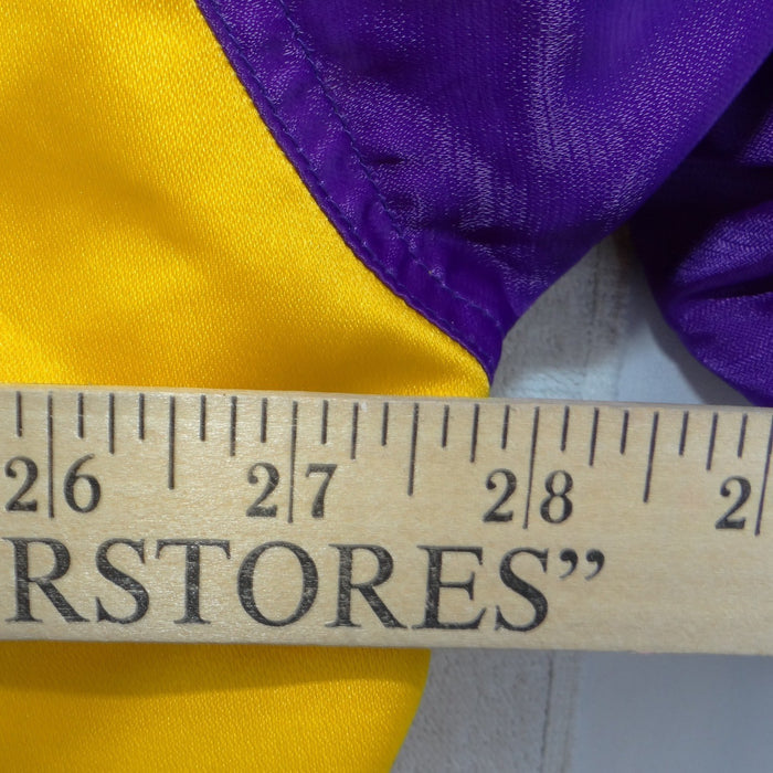 Nike Los Angeles Lakers Vintage NBA Bomber Jacket Yellow Purple XXL7