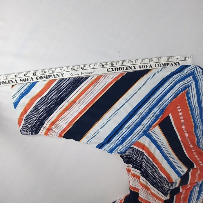 NWT Ruby Rd Woman Bright Idea Striped Twisted Front Top 3X7