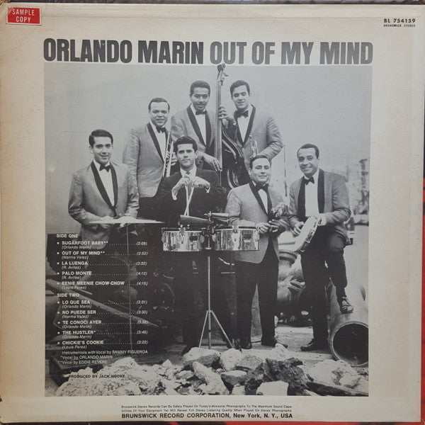 Orlando Marin - Out Of My Mind (1970 STEREO)