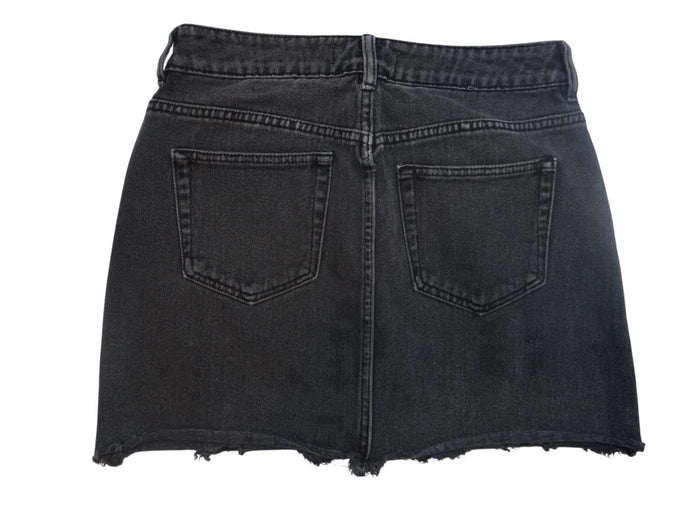 Pacsun Vintage Black Denim Skirt with Grommet Detail Size 262