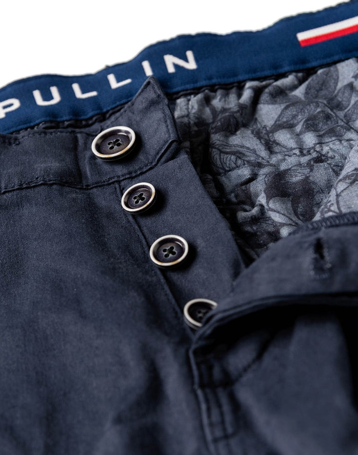 pantalon chino navy PULLIN en coton