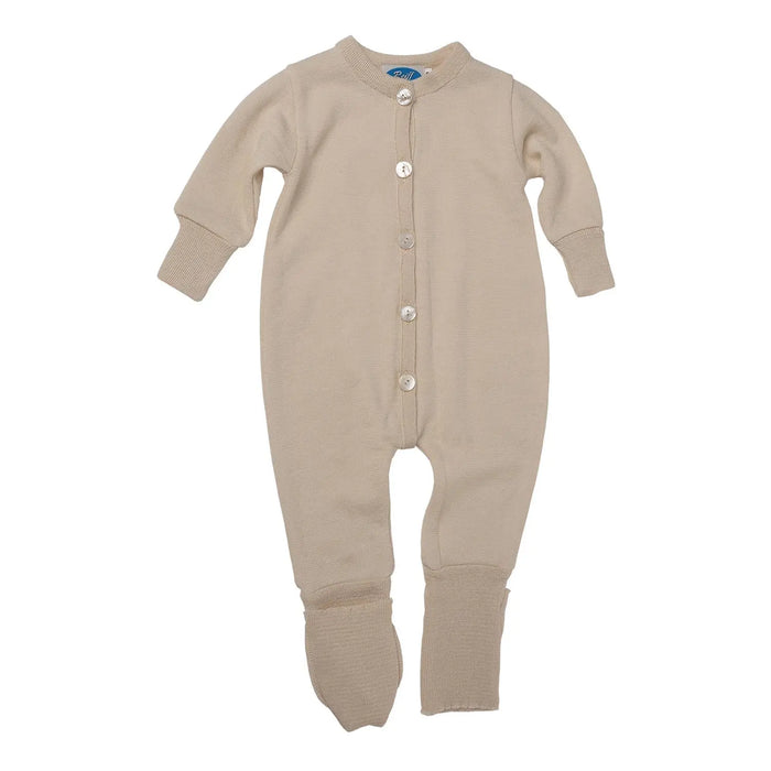 Pyjama en éponge de laine et soie Reiff - Naturel