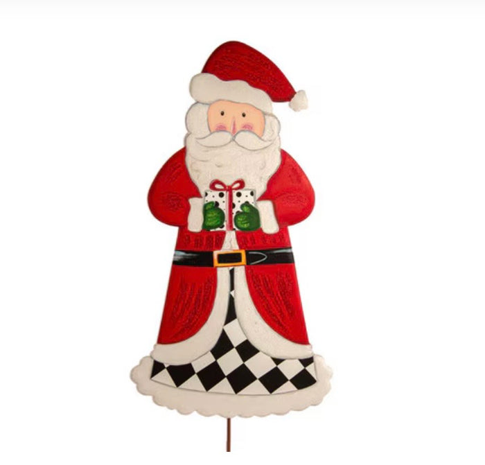 Round Top Elegant Santa