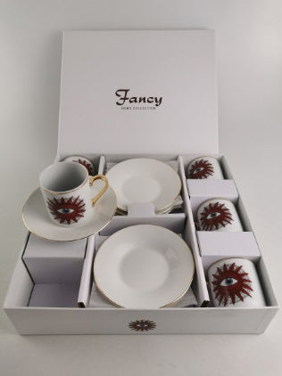 S/6 BOXES 6 EXPRESSO CUP SUN-EYE