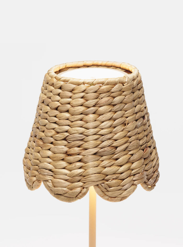 SCALLOPED WATER HYACINTH SHADE FOR POLDINA L