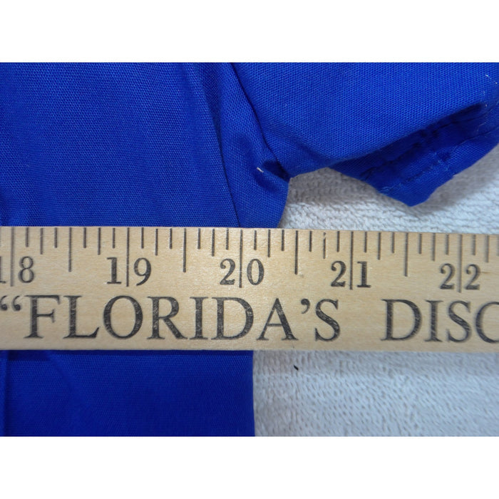 Scrubstar Premium Royal Blue V Neck Scrub Top Small S Short Sleeve Pocket4