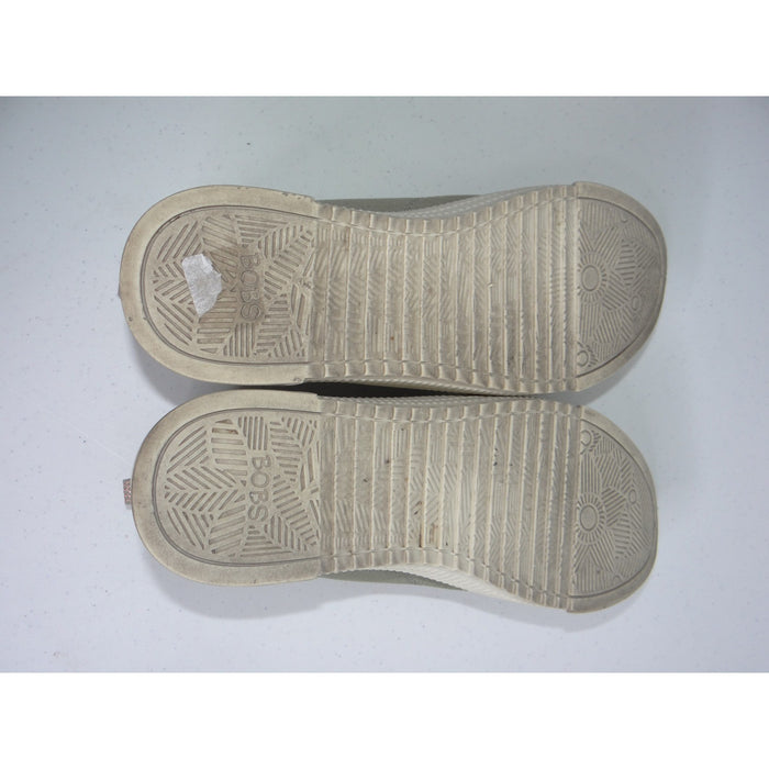 Skechers BOBS Olive Green Canvas Memory Foam Sneakers 114640 Mens 9.5 Womens 116