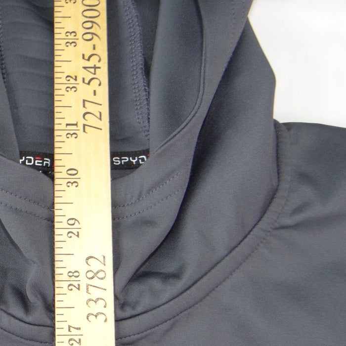 Spyder Active Mens XXL Gray Full Zip Technical Performance Hoodie Jacket5