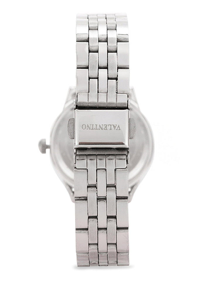 Valentino Stainless Steel Strap Analog Watch for Women 20122481-BLACK DIAL-Watch Portal Philippines