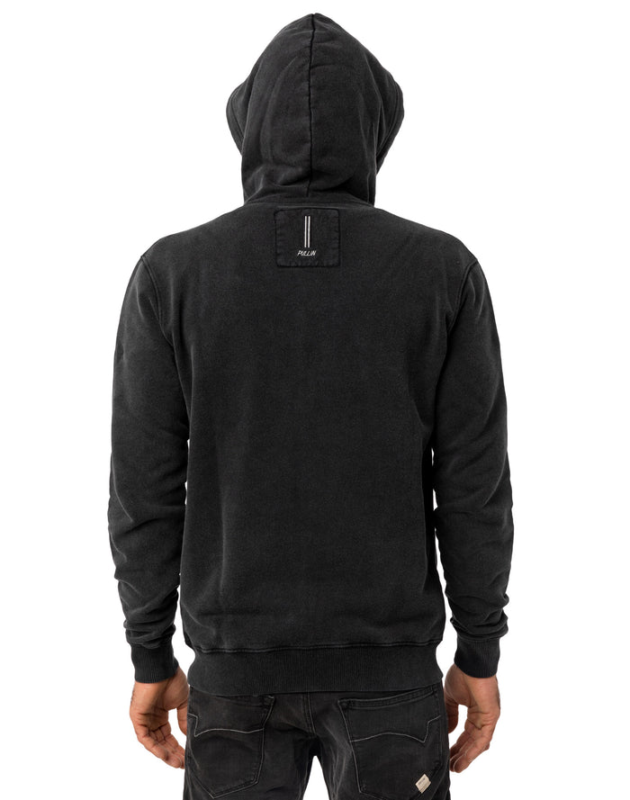 sweat homme à capuche dark PULLIN en coton
