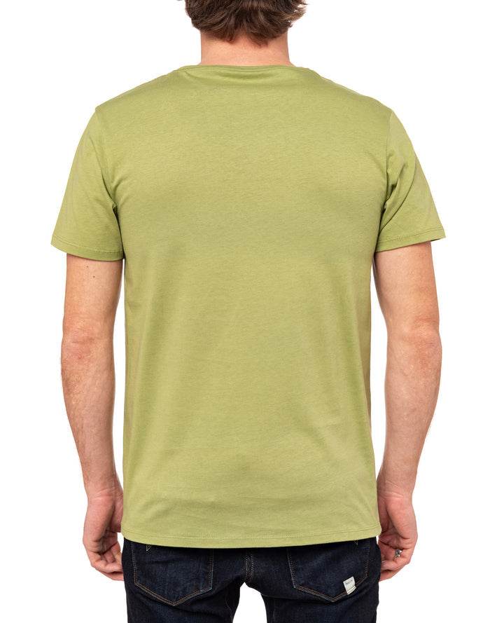 t-shirt plaingreen PULLIN en coton